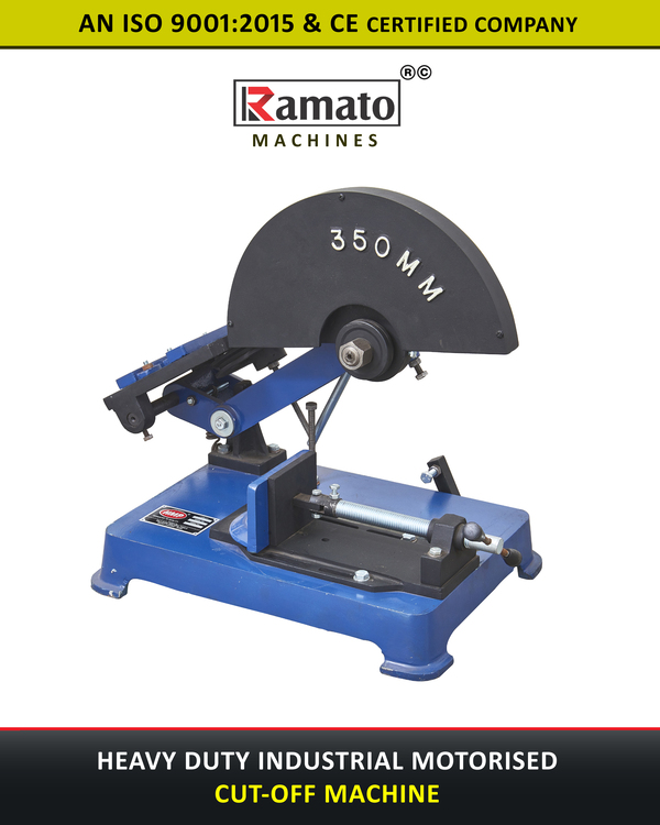 16 inch Industrial Motorised Cutoff Machine Manufacturer Exporter in Rajkot Gujarat Bharat INDIA