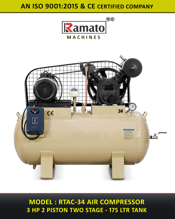 Two Stage Industrial Air Compressor Manufacturer Exporter india