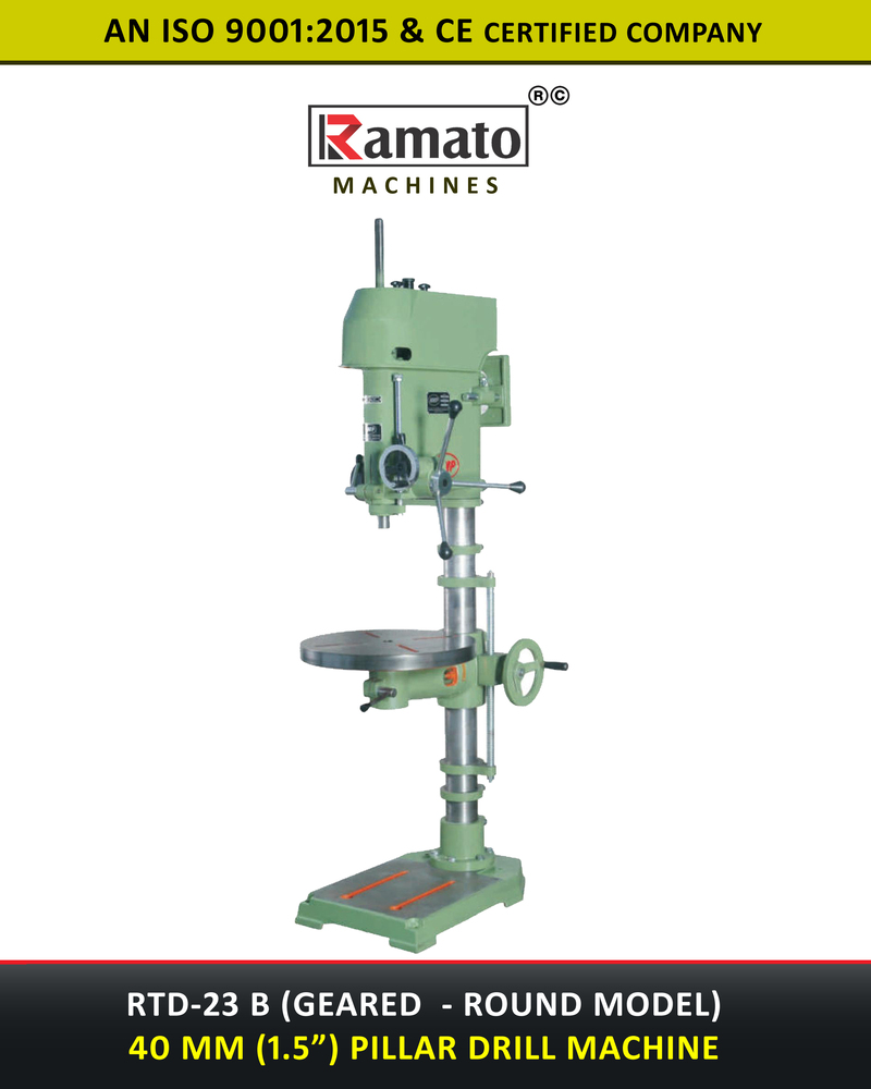 Long Center Pillar Drilling Machine Manufacturer Exporter India