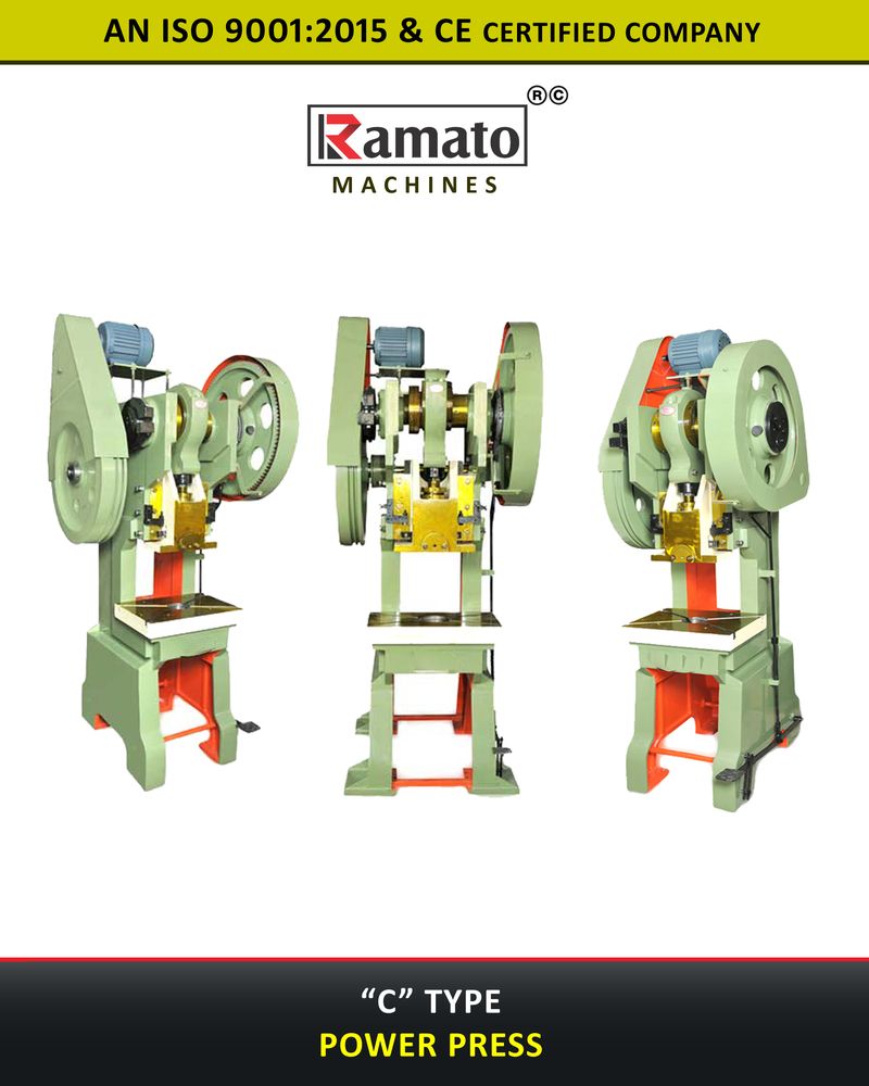 C POWER PRESS Manufacturer Exporter in Rajkot Gujarat Bharat (INDIA)
