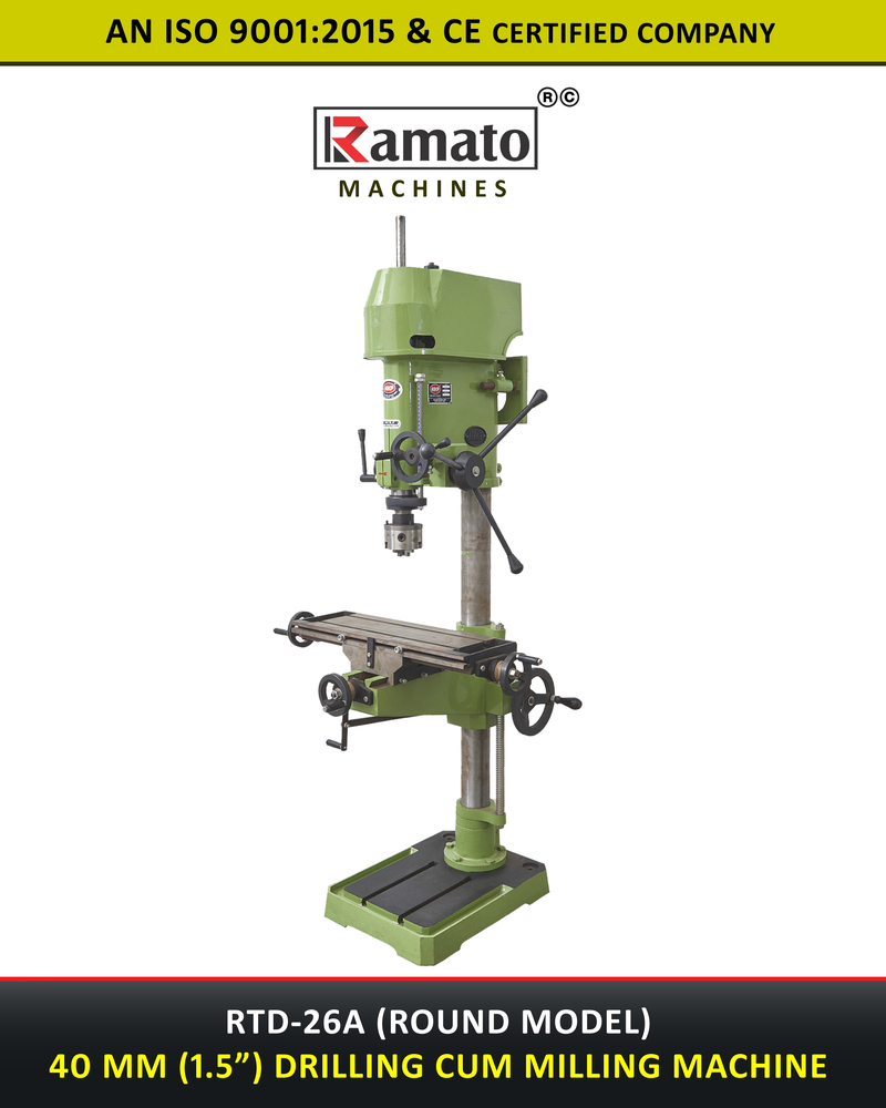 40mm Milling Cum Drill Machine Manufacturer Exporter India