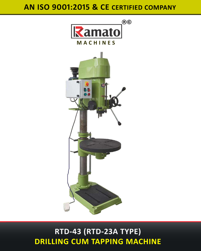 Tapping Cum Drilling Machine Manufacturer Exporter India