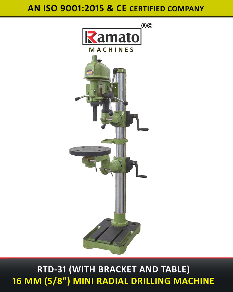 13mm Mini Radial Drilling Machine Manufacturer Exporter India