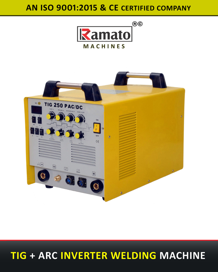 TIG 250 ACDC Pulse Welding Machine Manufacturer Exporter in Rajkot Gujarat Bharat INDIA
