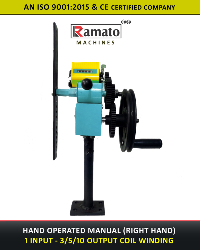 3 Left Hand Coil Winding Machine Manufacturer Exporter india