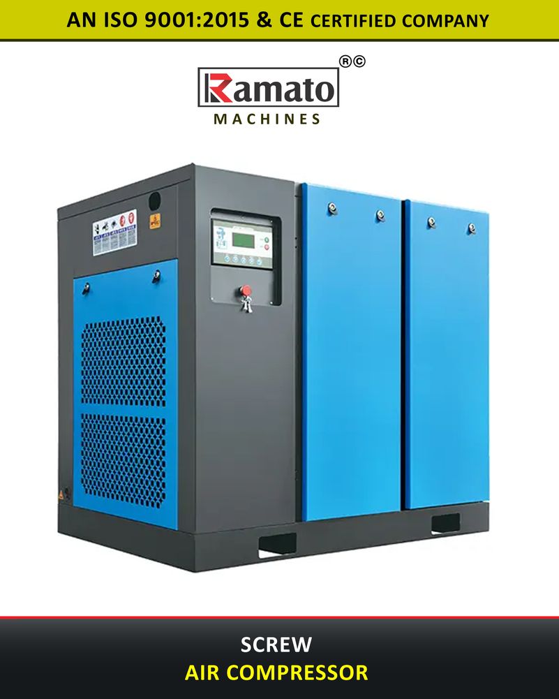 Screw Air Compressor Manufacturer Exporter in Rajkot Gujarat Bharat (INDIA)