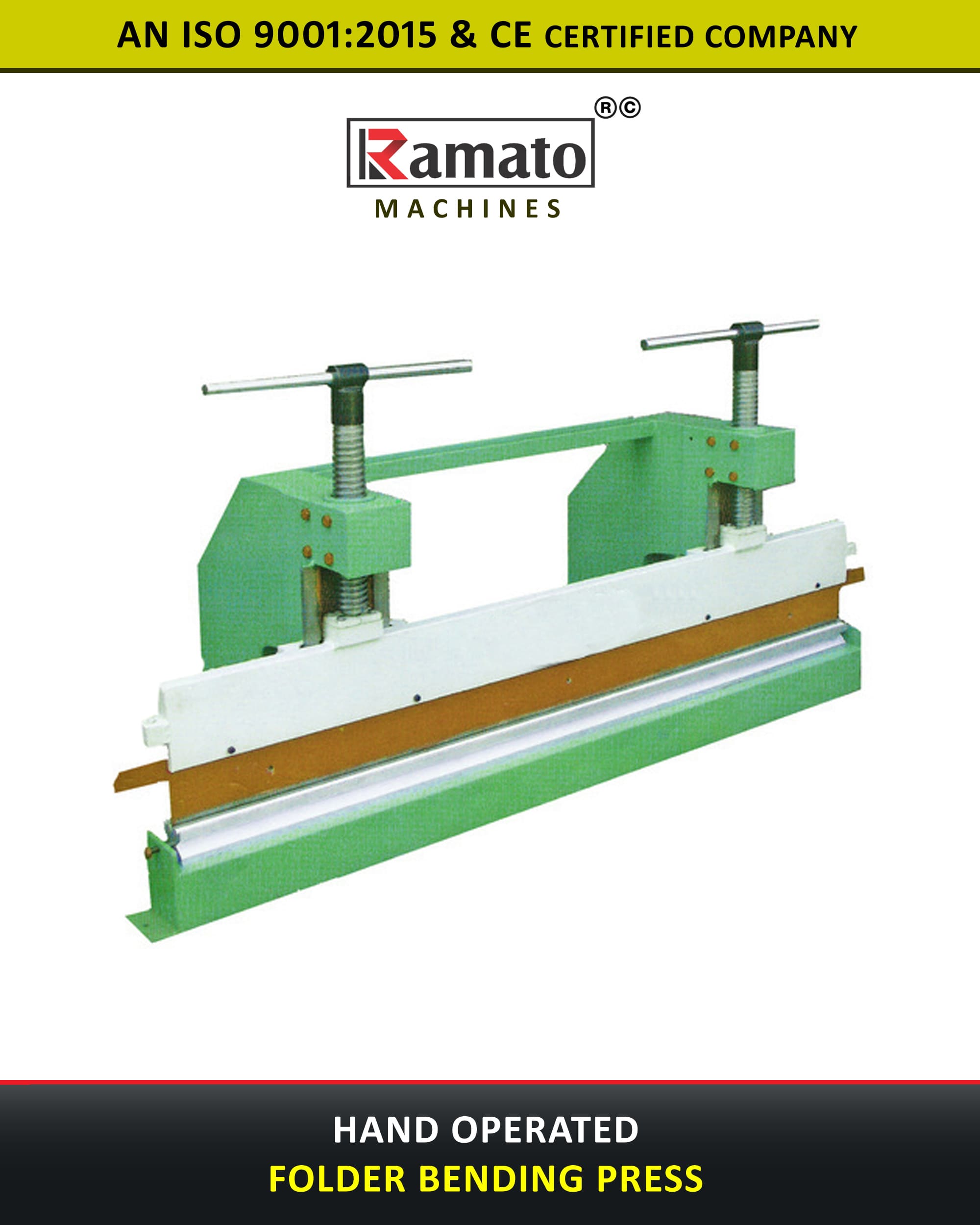 HAND PRESS Manufacturer Exporter in Rajkot Gujarat Bharat (INDIA)