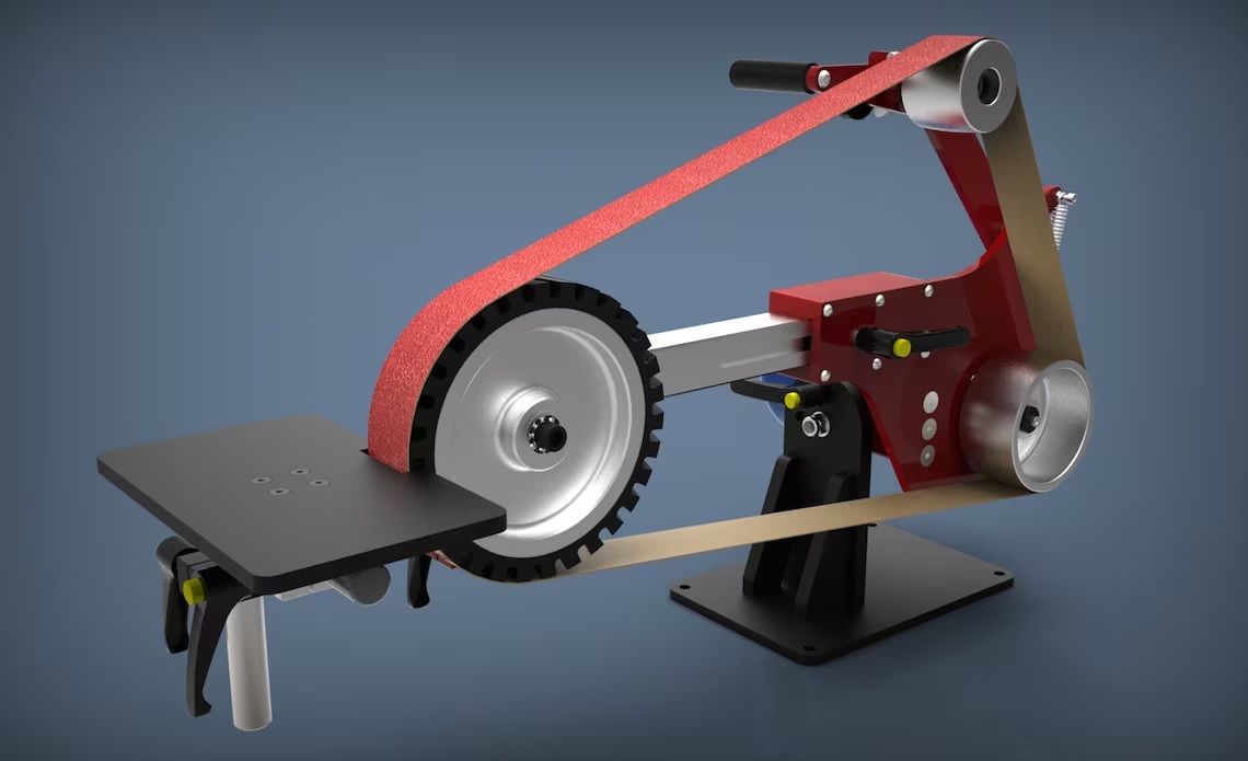2x72 Belt Grinder Knife Grinder Abrasive Belt Grinding Machine Manufacturer Rajkot Gujarat Bharat (INDIA)