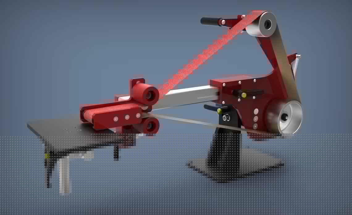 2x72 Belt Grinder Knife Grinder Abrasive Belt Grinding Machine Manufacturer Rajkot Gujarat Bharat (INDIA)