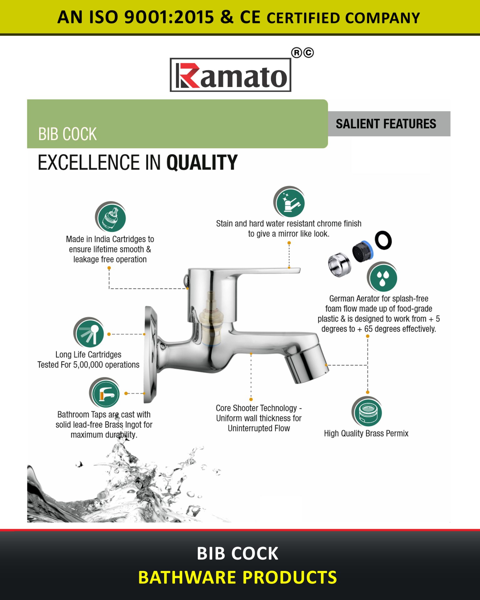 Bib Cock Bathware Products Accessories Manufacturer Exporter Rajkot Gujarat Bharat India