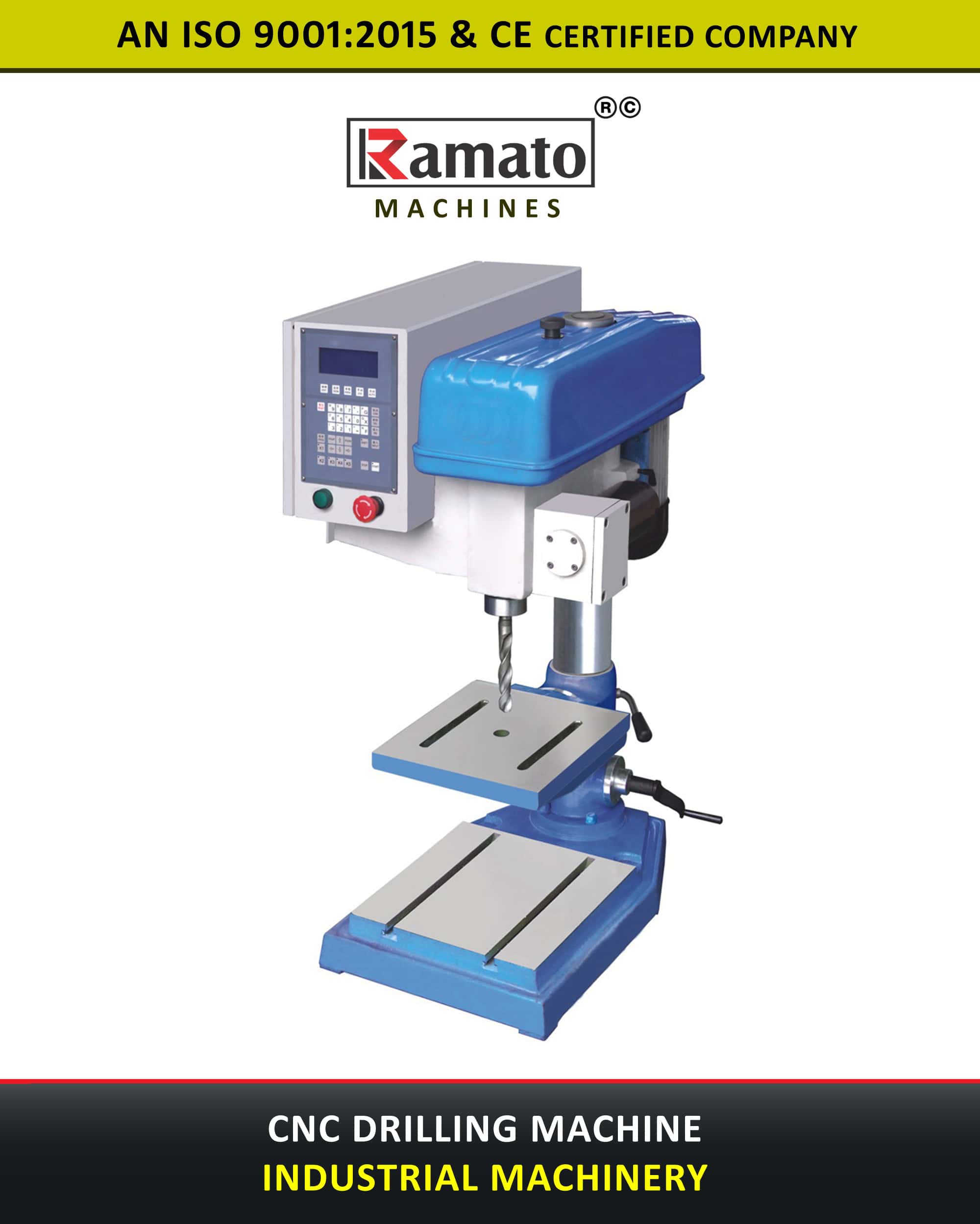 Ramato CNC Drilling Machine Manufacturer From Rajkot Gujarat Bharat (INDIA)