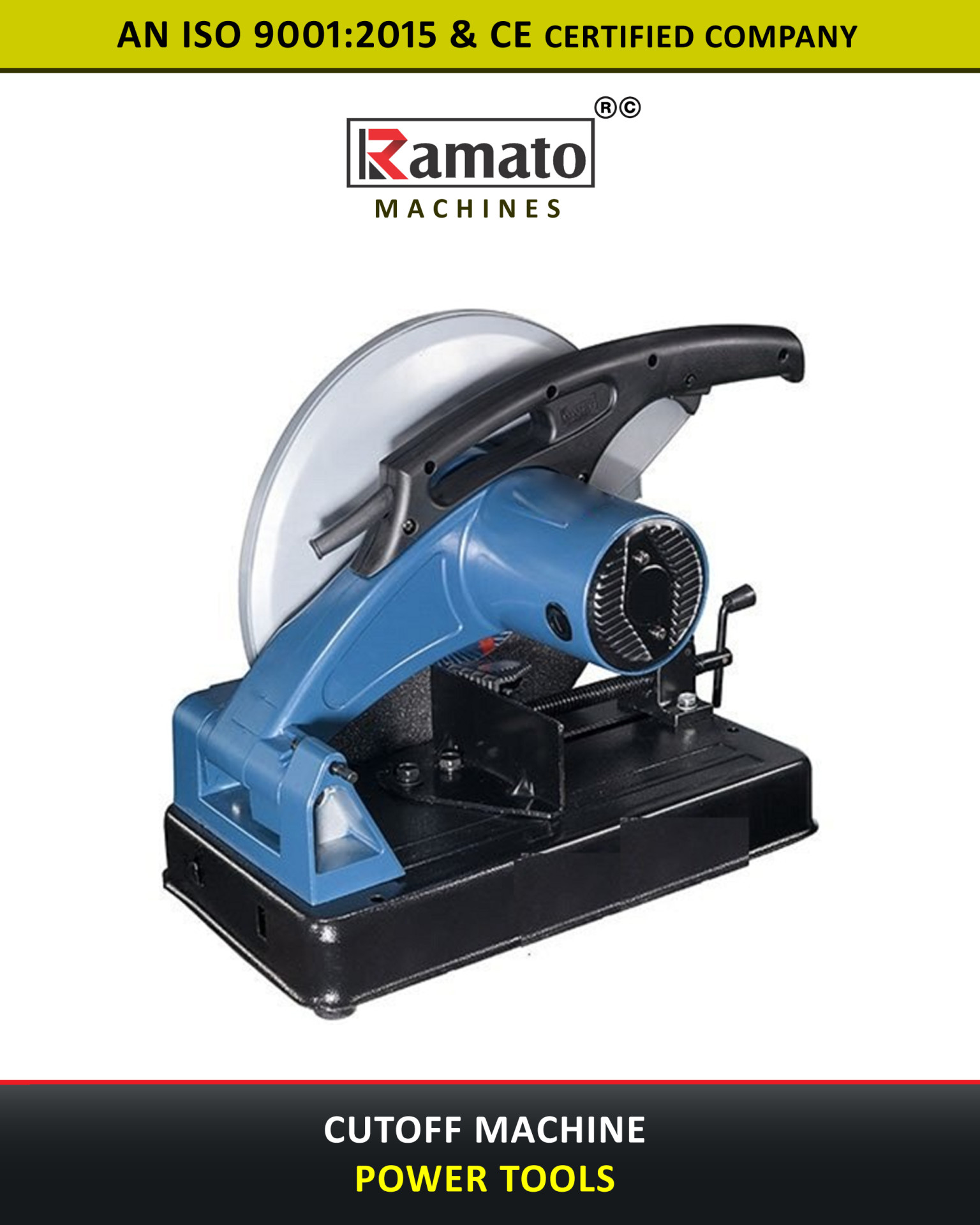 Industrial Cutoff Machine Manufacturer Exporter Rajkot Gujarat Bharat (INDIA)