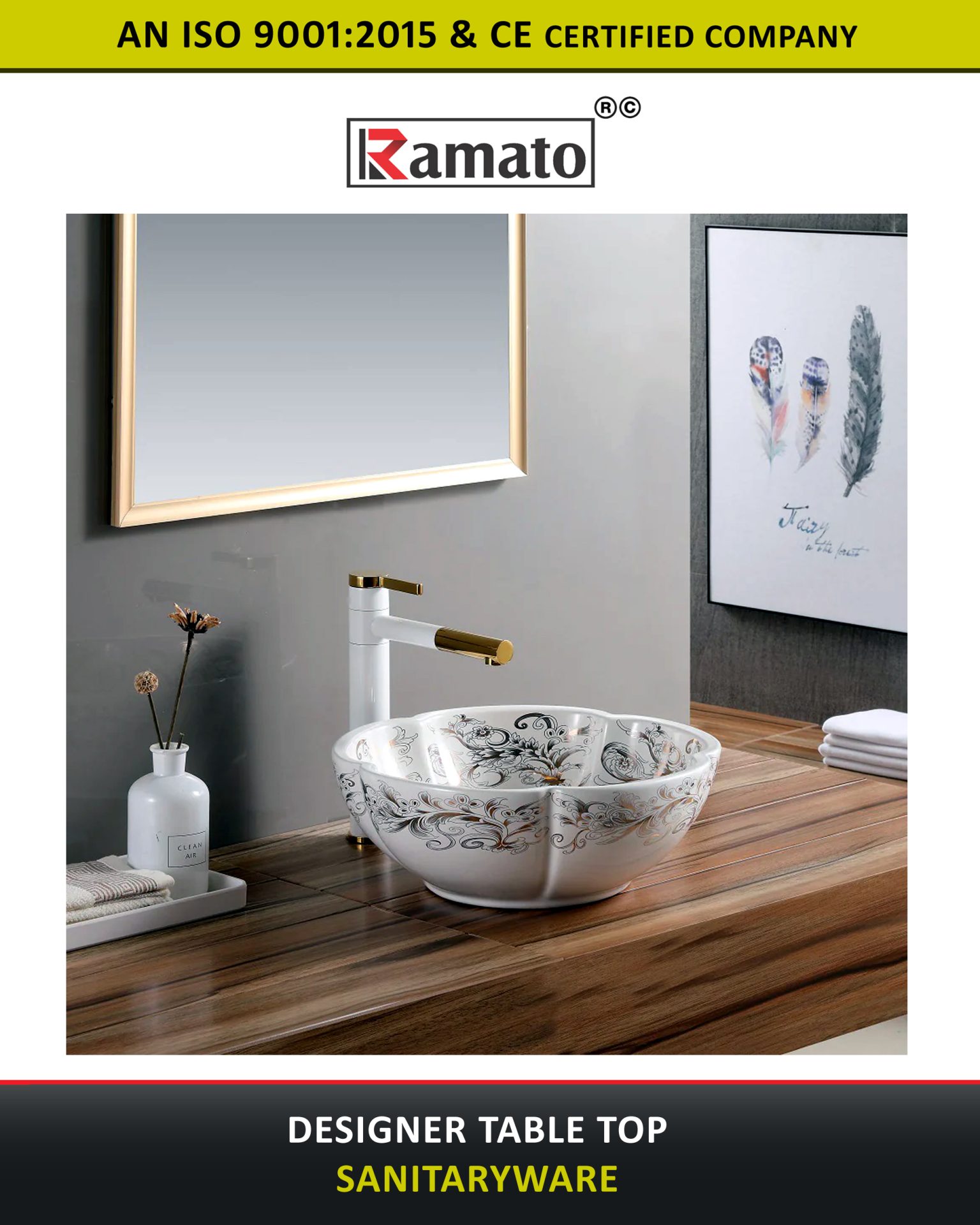Designer Table Top Manufacturer Exporter Rajkot Gujarat Bharat (INDIA)