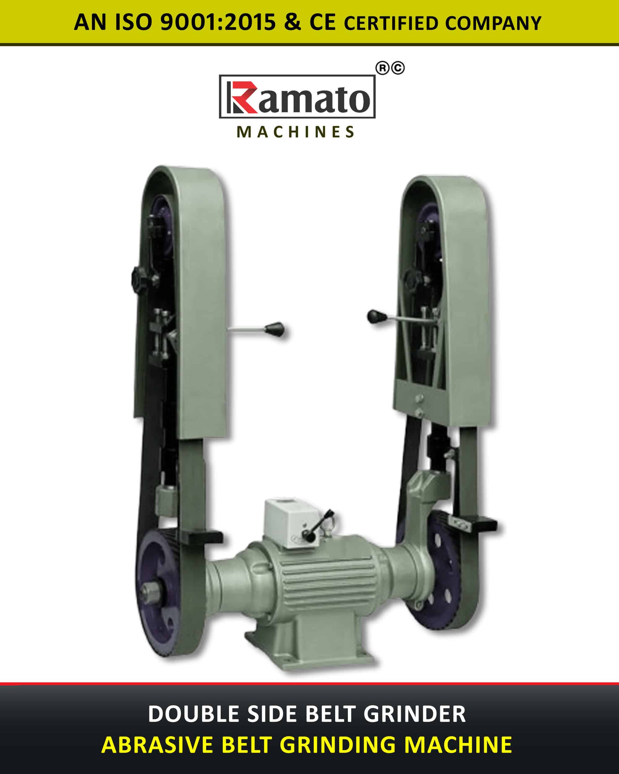 Double Side Heavy Duty Belt Grinder
