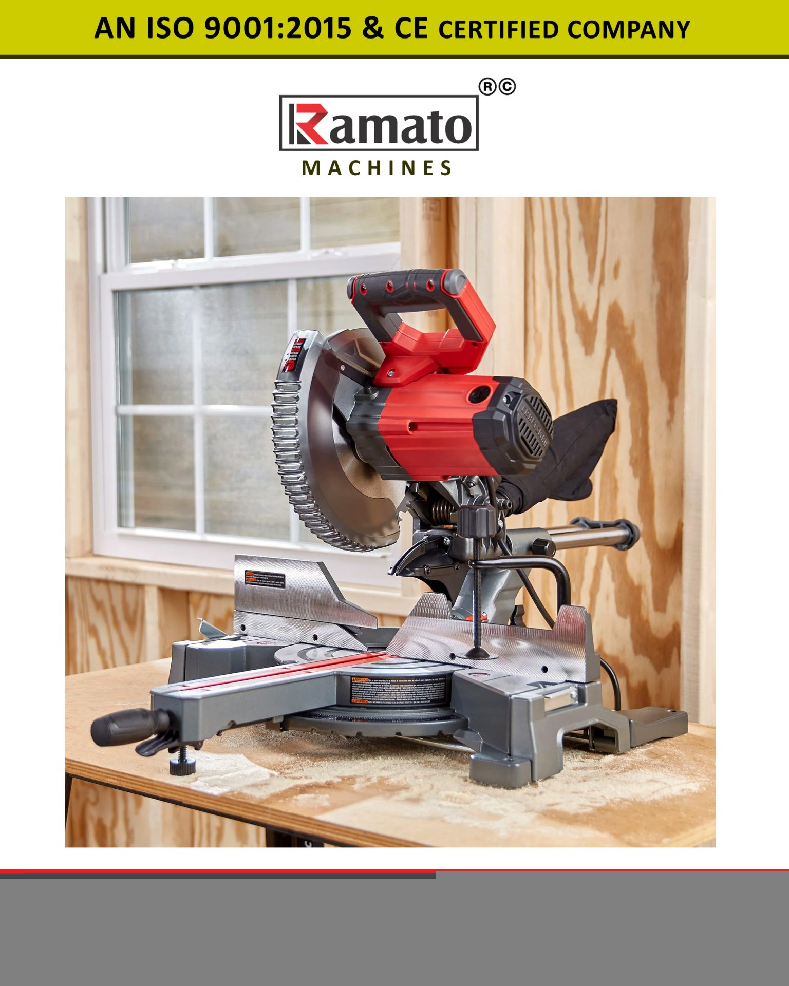 10 inch 12 inch 14 inch Miter Saw Aluminum Cutter Manufacturer Exporter Rajkot Gujarat Bharat INDIA