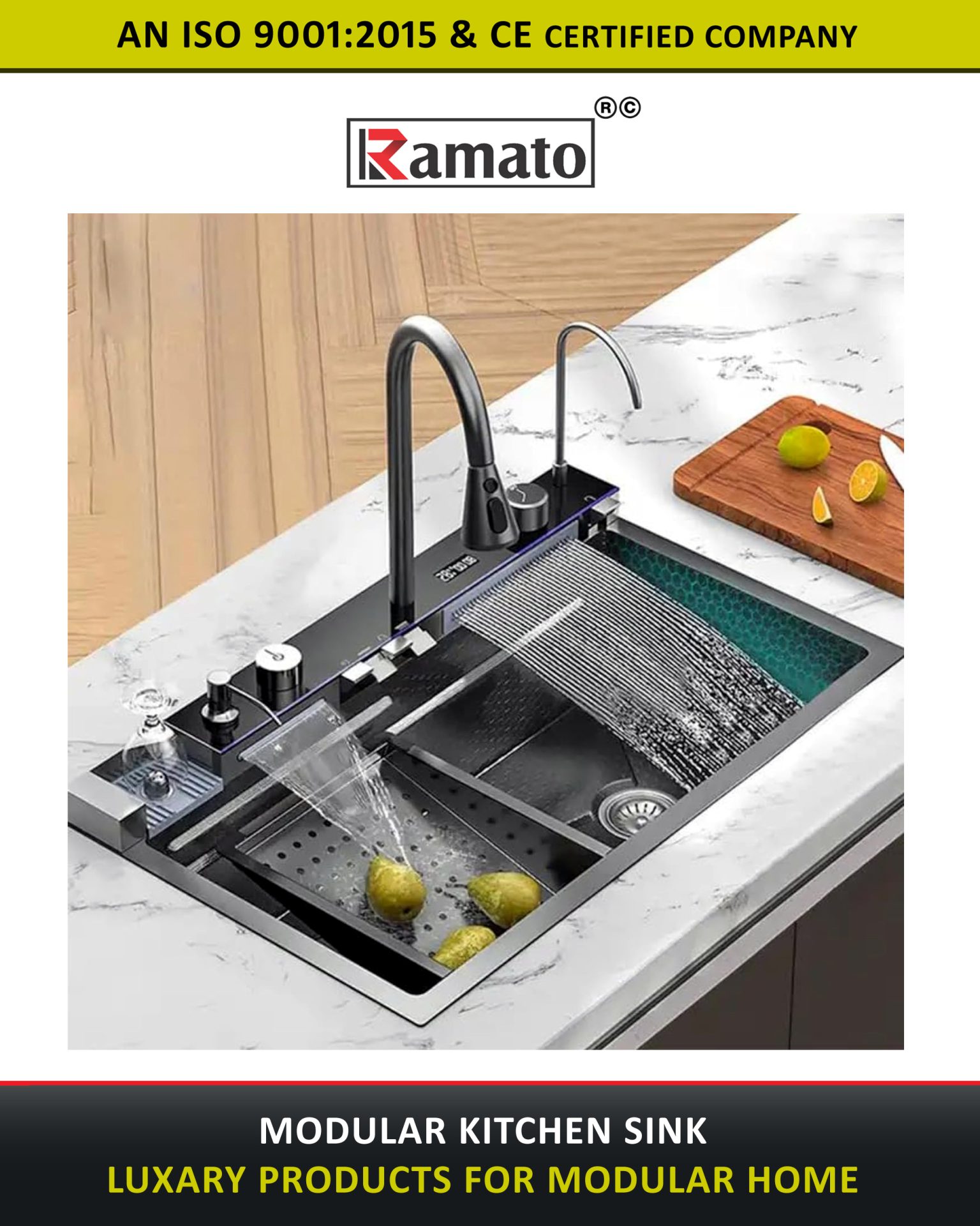 Modular Kitchen Sink Manufacturer Exporter Rajkot Gujarat Bharat (INDIA)