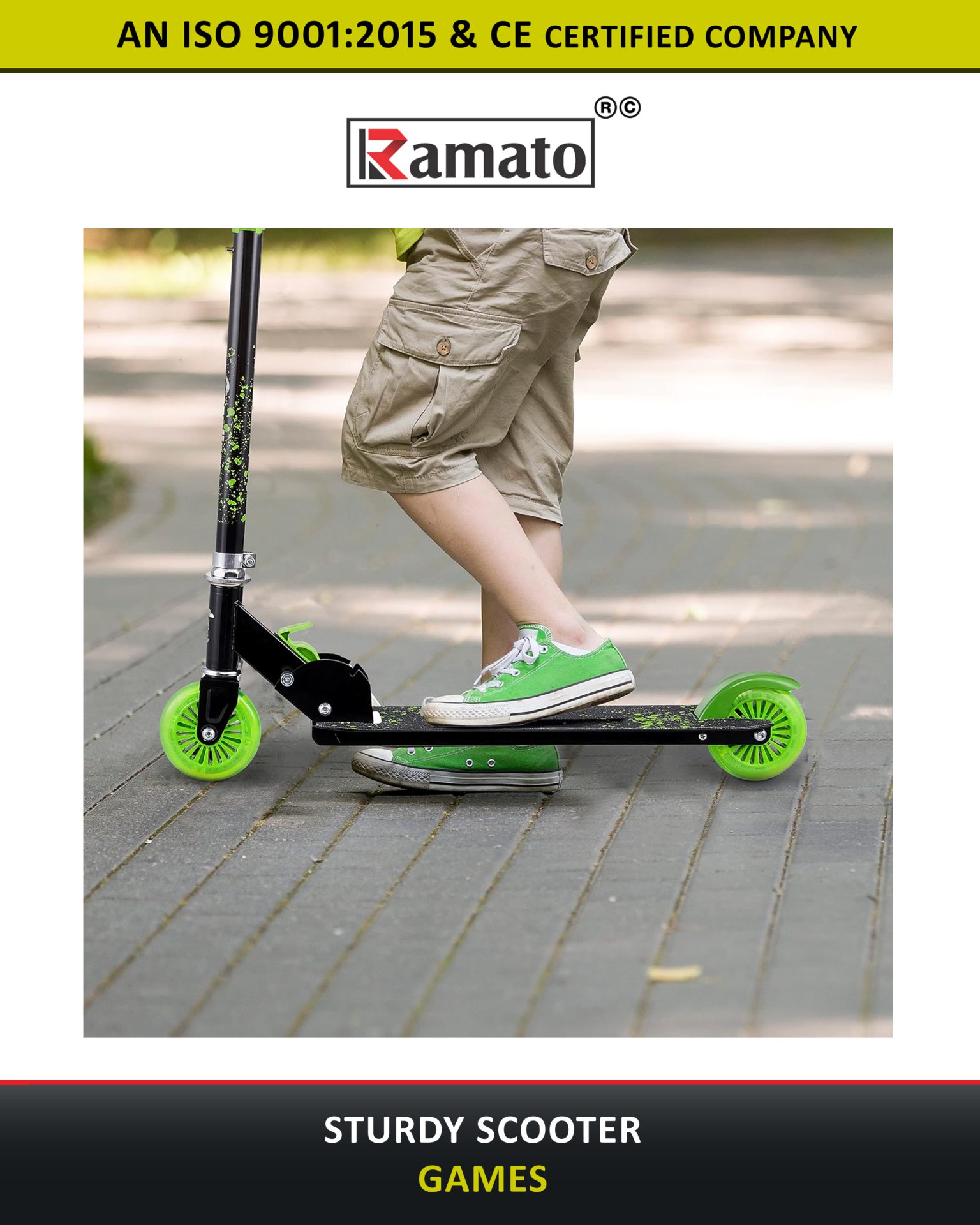 Sturdy Scooter Toy Manufacturer Exporter Rajkot Gujarat Bharat (INDIA)